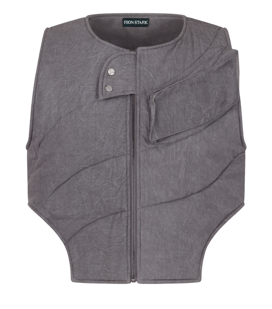 OBJECT DYED PUFFER VEST